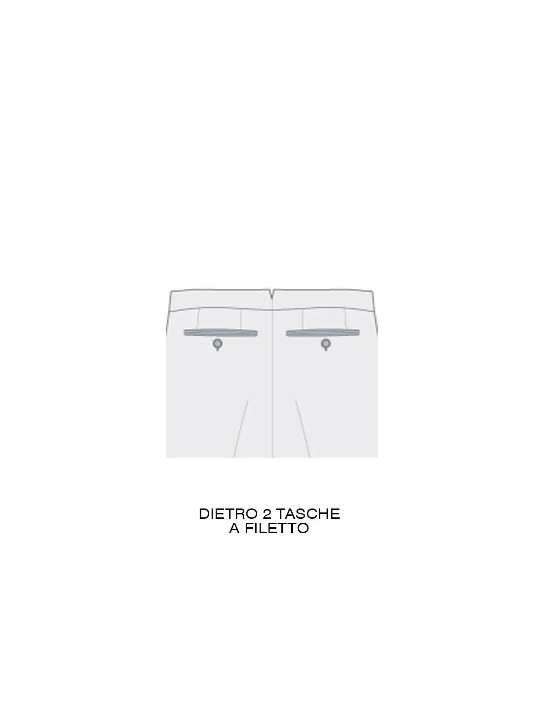 Pantalone con pinces in Lana Sallia grigio scuro 4 stagioni