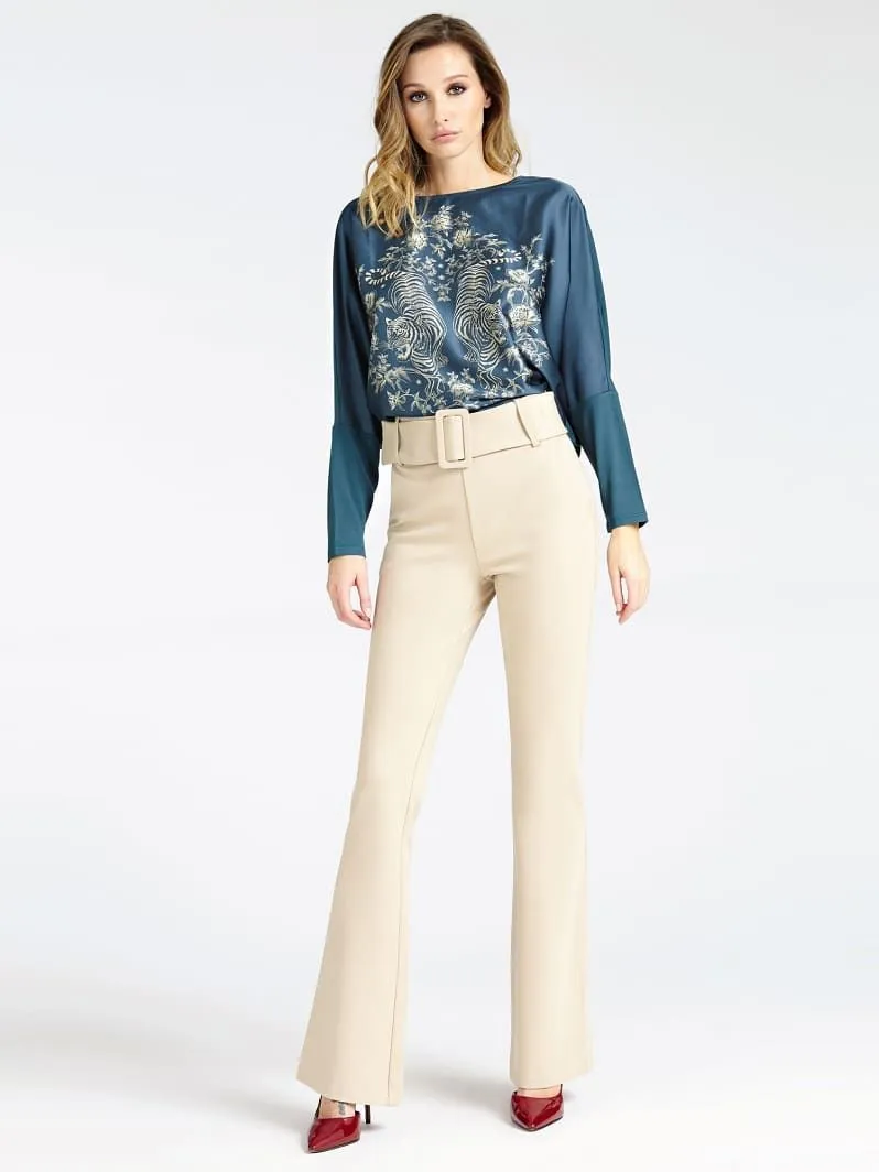 Pantalone marciano a zampa