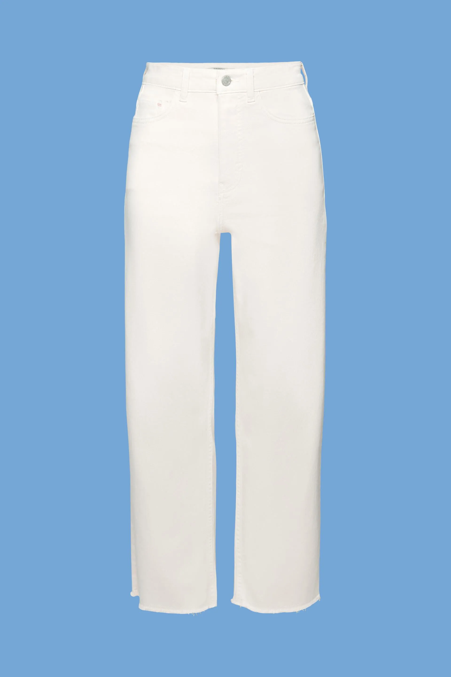 Pantaloni a vita alta e gamba dritta