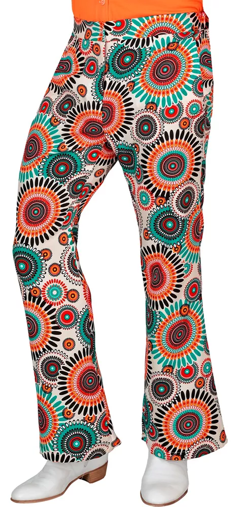 Pantaloni a zampa da uomo vintage anni '70