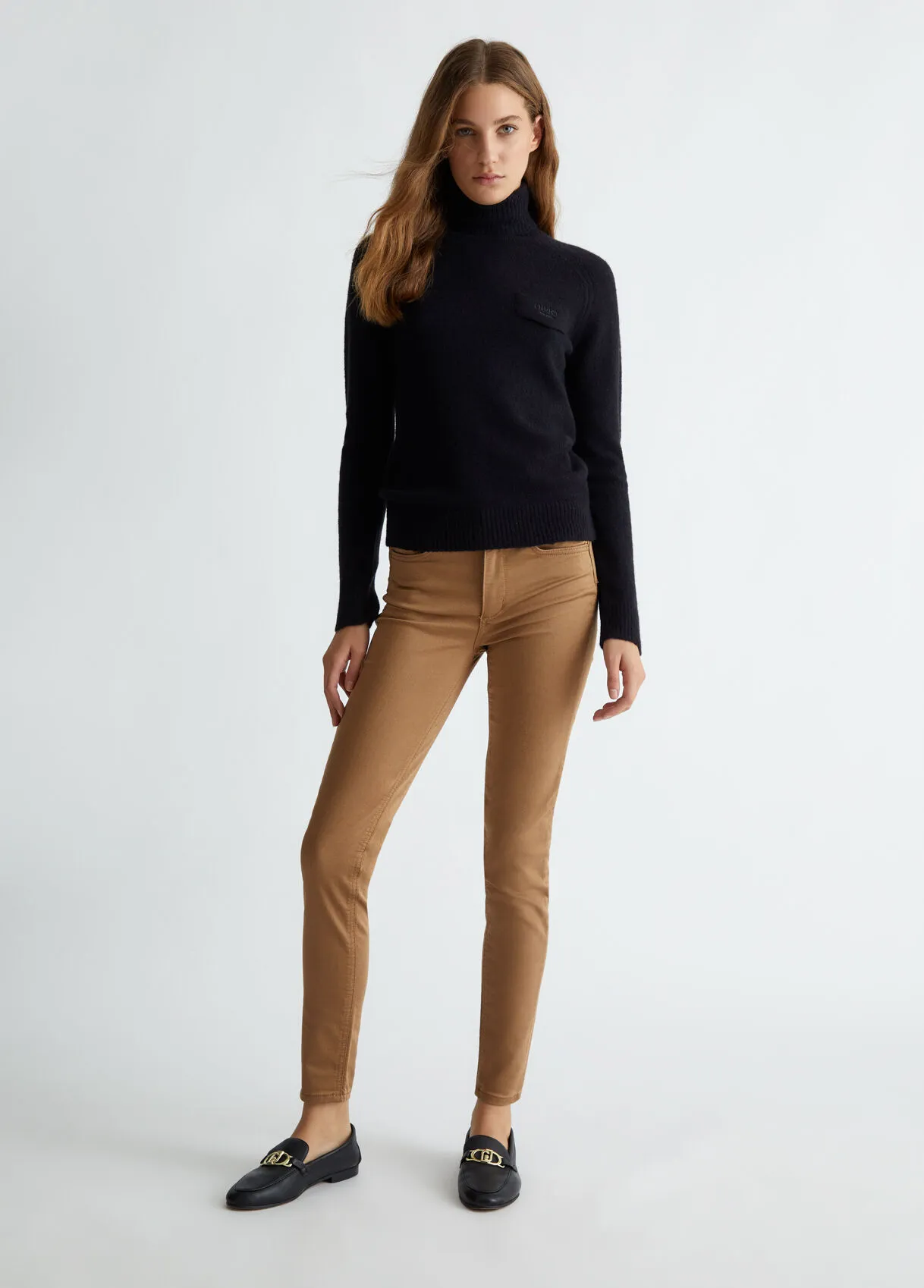 Pantaloni cropped bottom up 