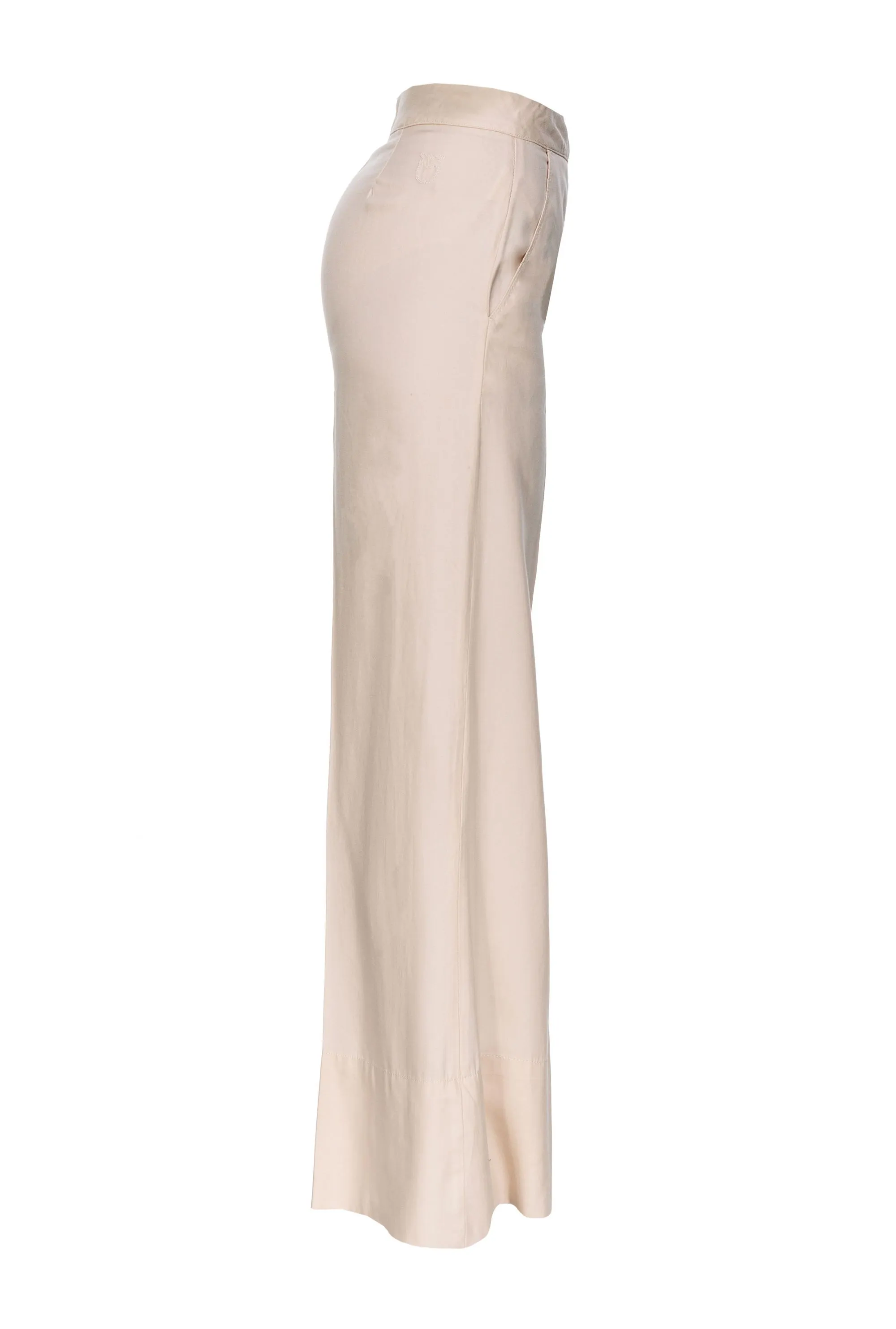 PANTALONI WIDE-LEG "PAOLINA" BEIGE