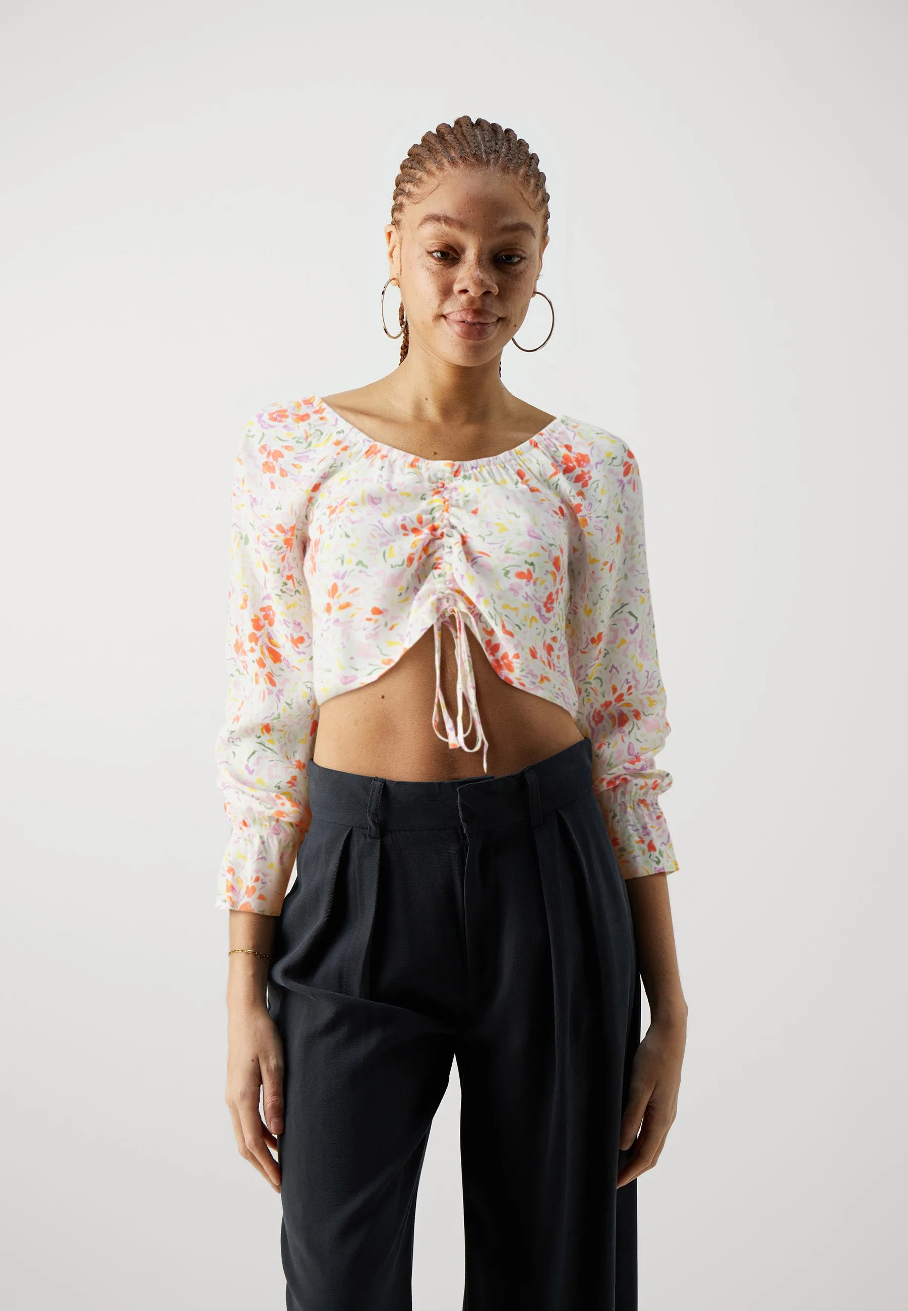PCARINE CROPPED TIE - Camicetta