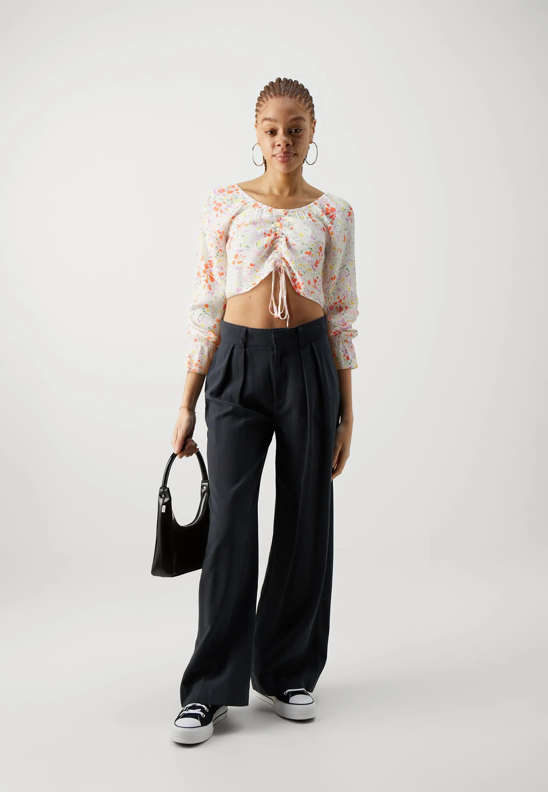 PCARINE CROPPED TIE - Camicetta