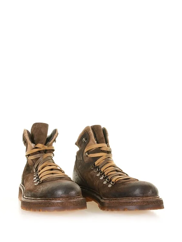 Pedula in suede and sheepskin