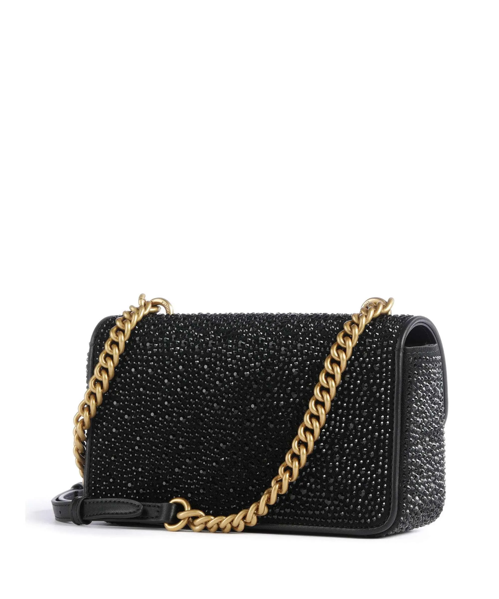 Pinko Love One Mini Borsa a tracolla poliammide, poliuretano nero  