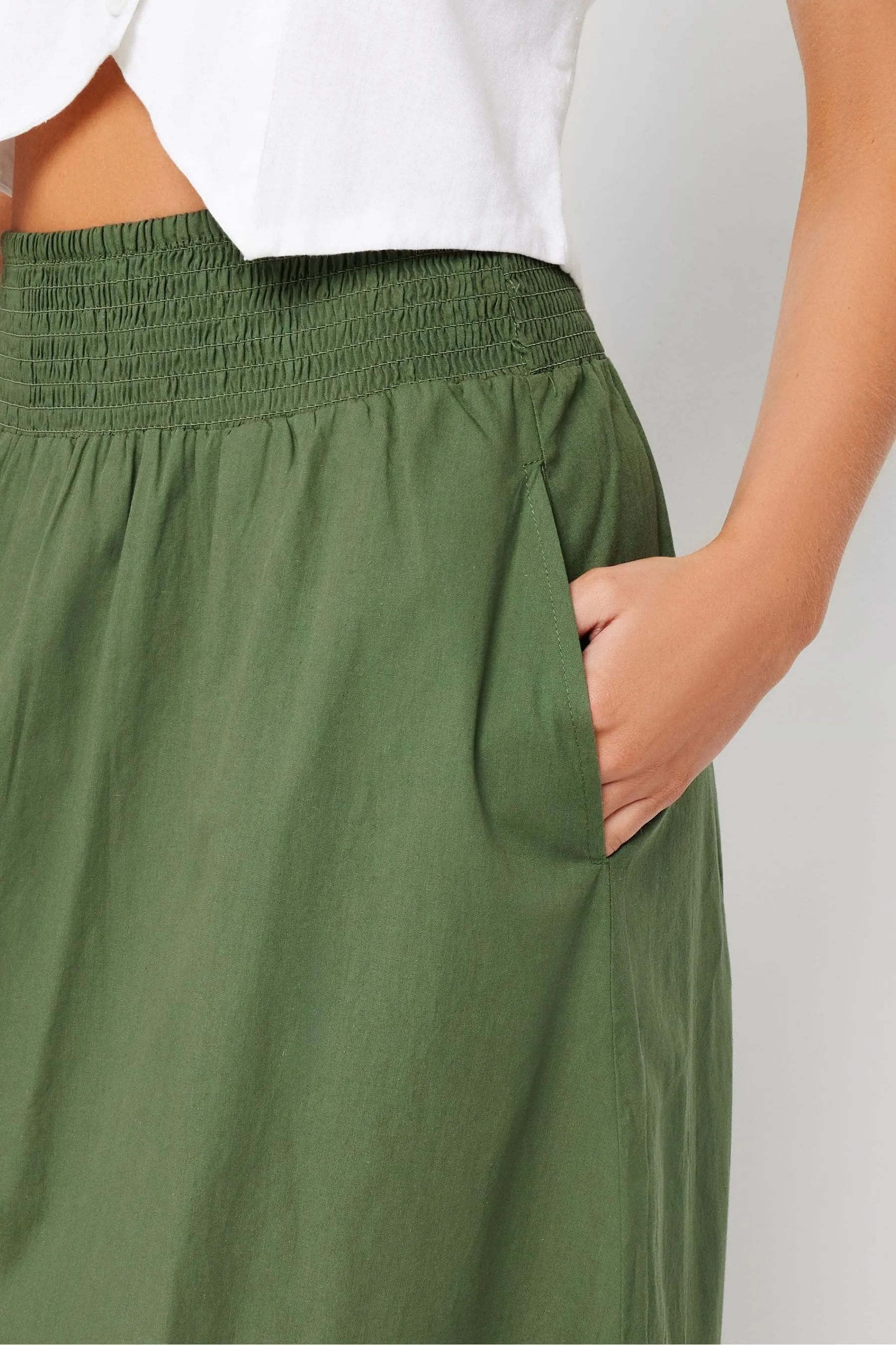 PixieGirl Petite Girl - Gonna maxi in popeline
