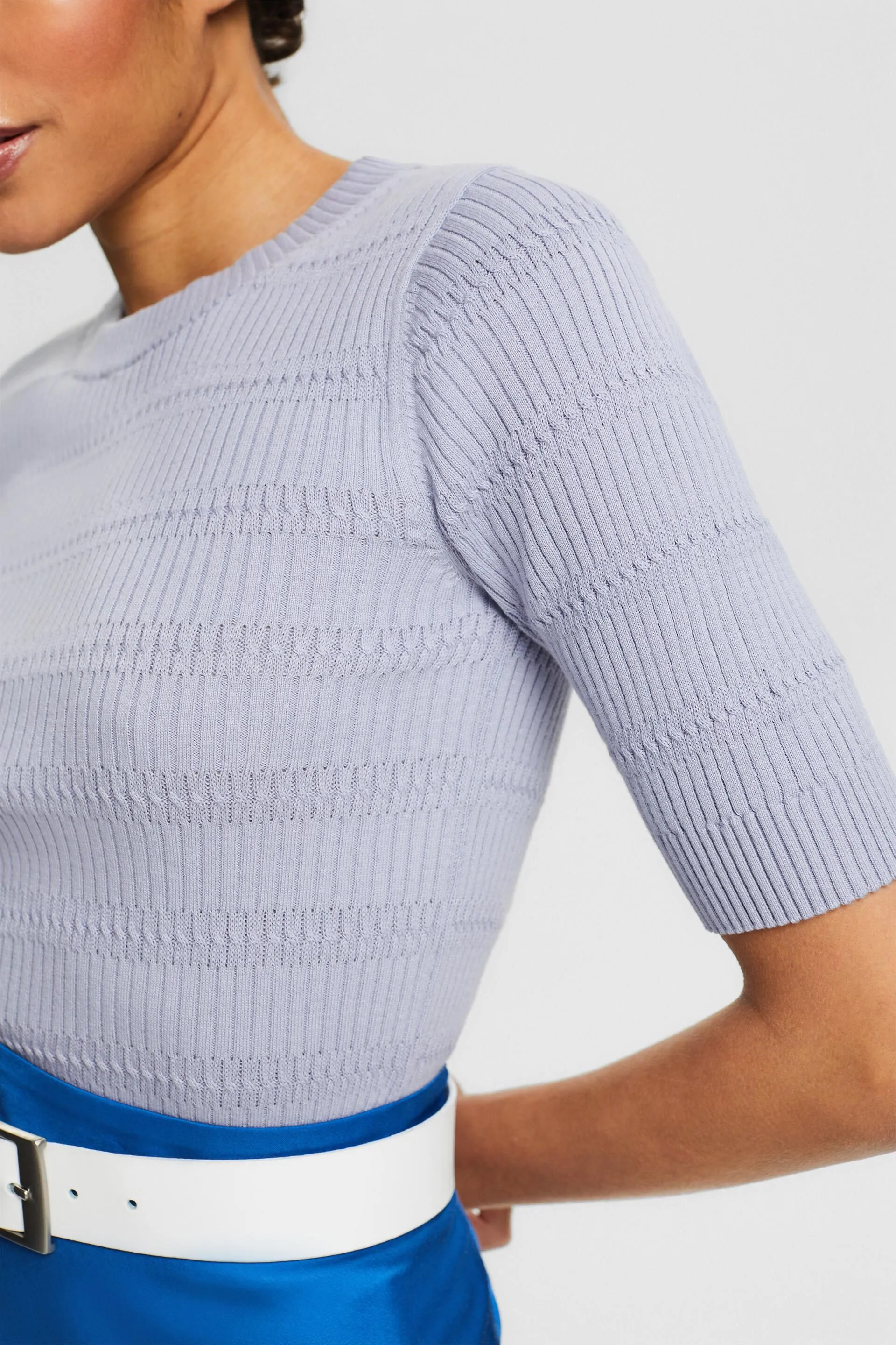 Pullover a maglia a maniche corte