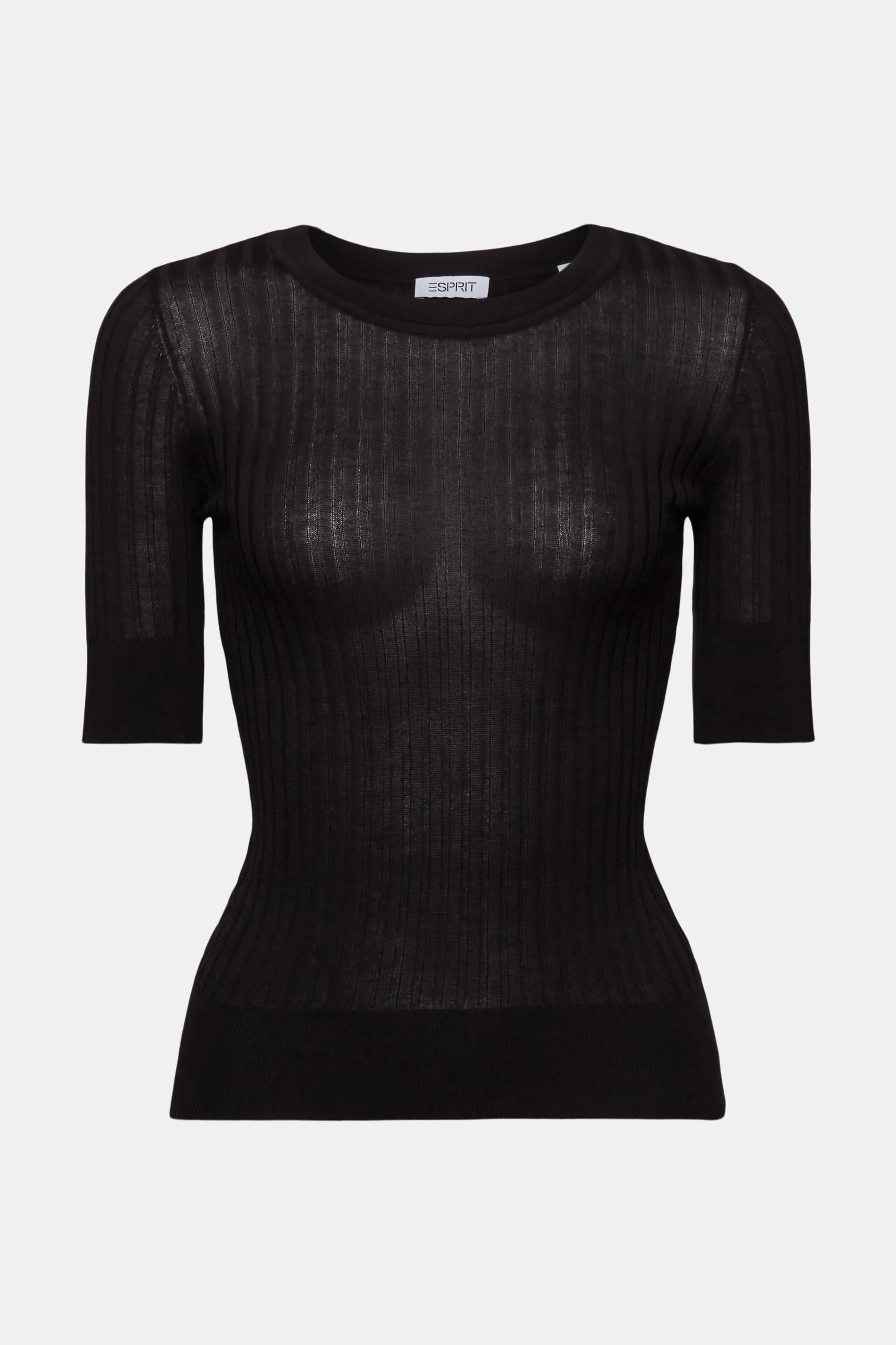 Pullover in maglia a coste