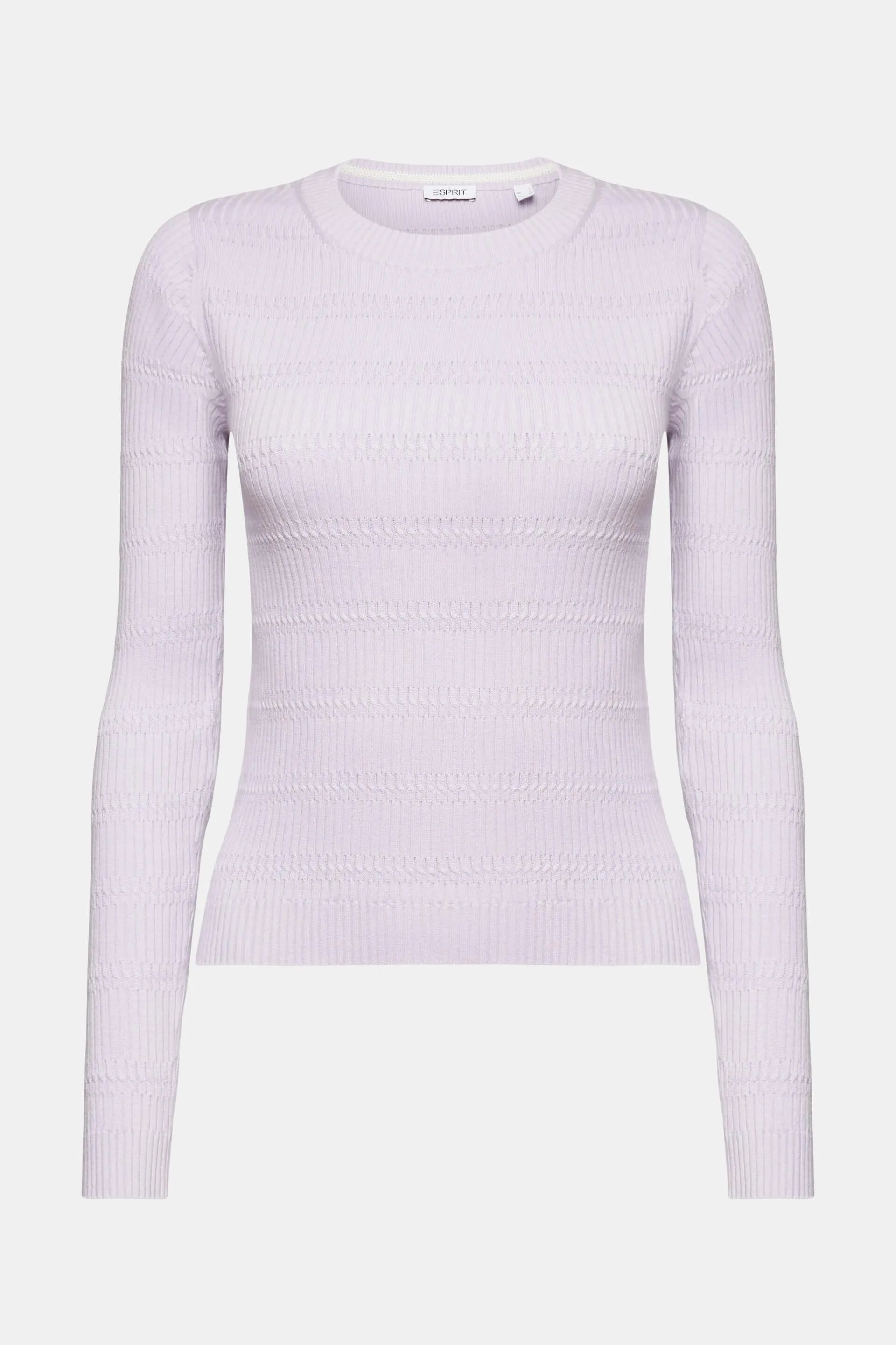 Pullover in maglia con girocollo