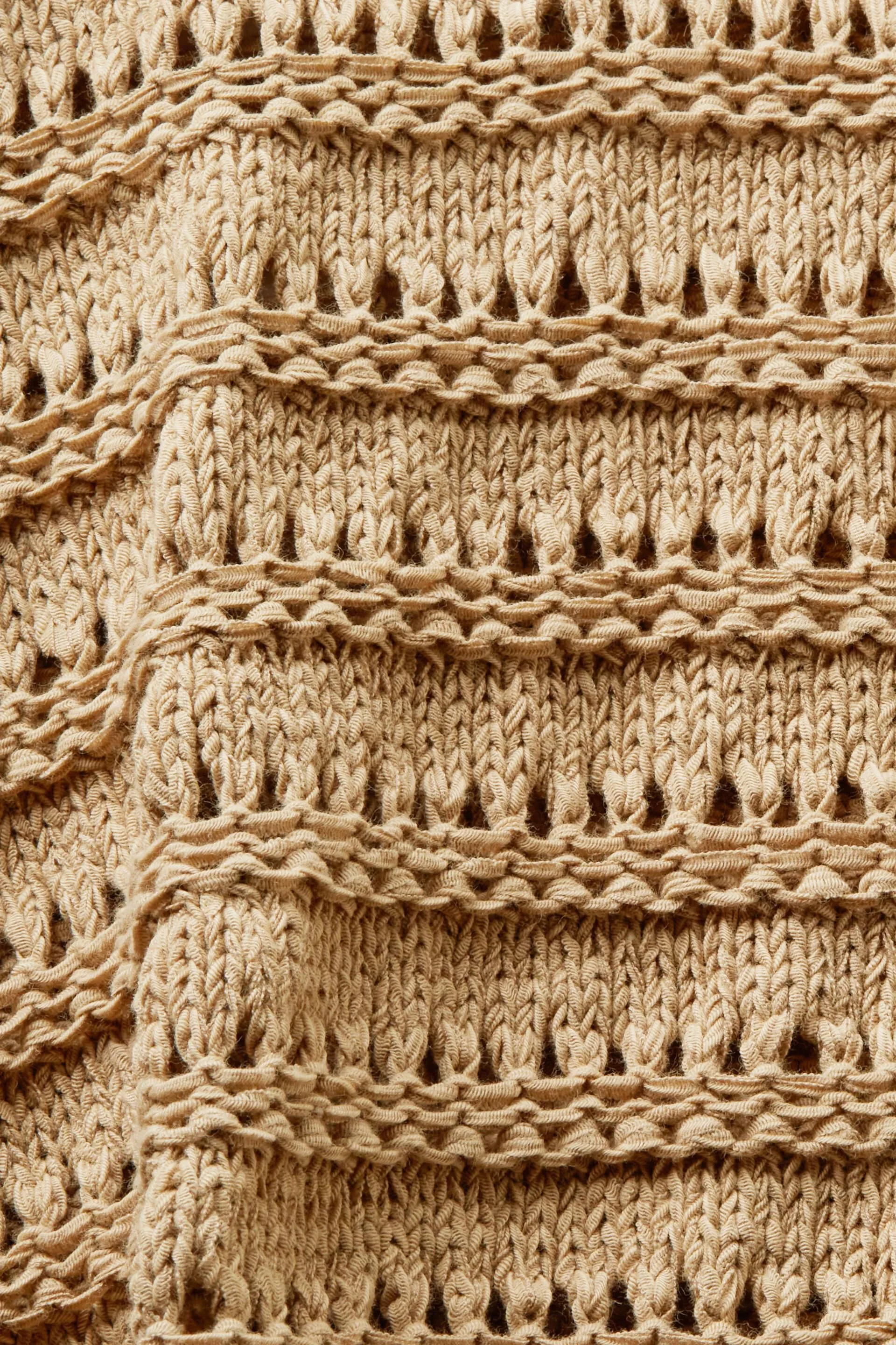 Pullover in maglia traforata