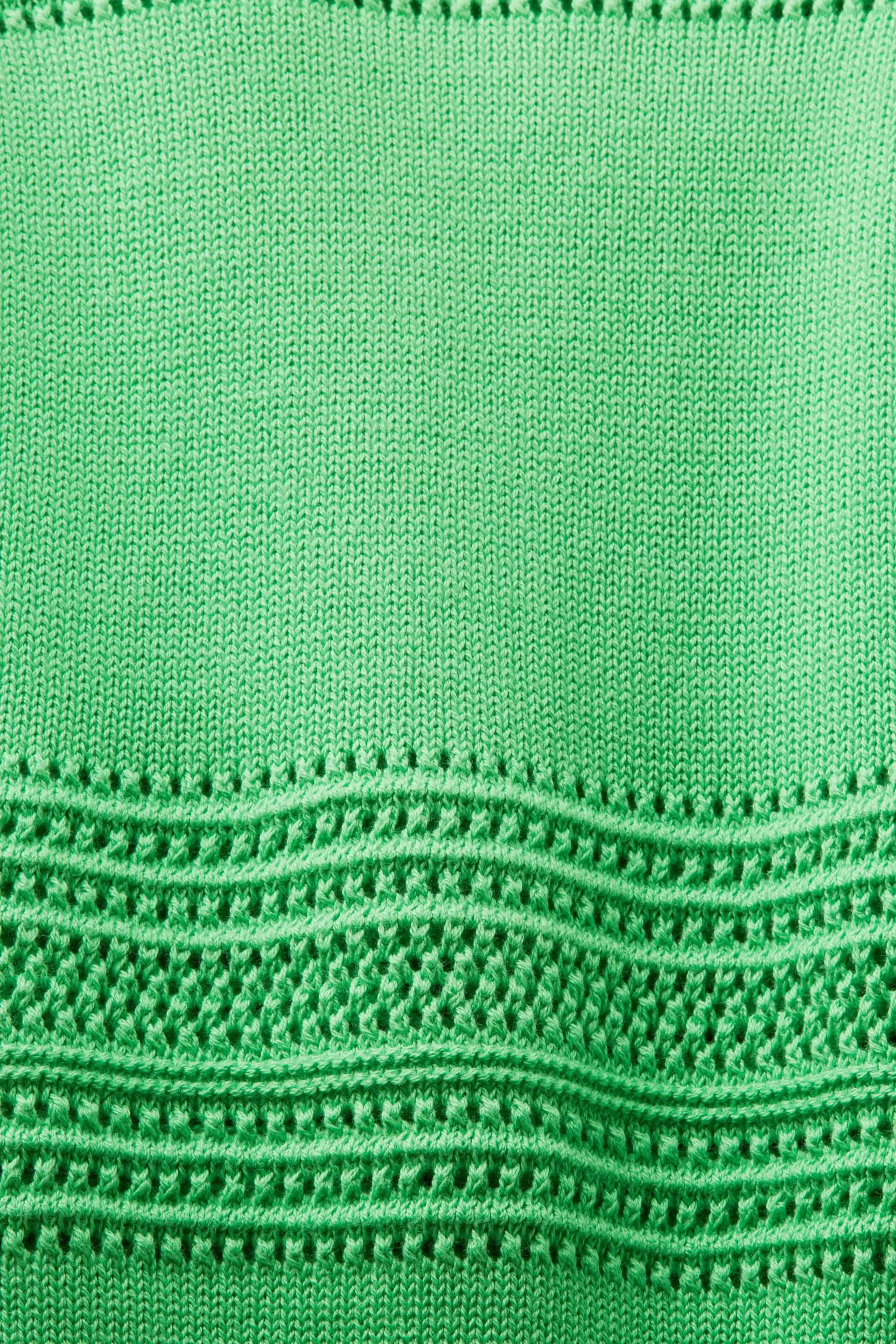 Pullover in mesh senza maniche