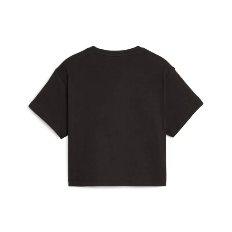 PUMA LOGO CROPPED TEE GIRL