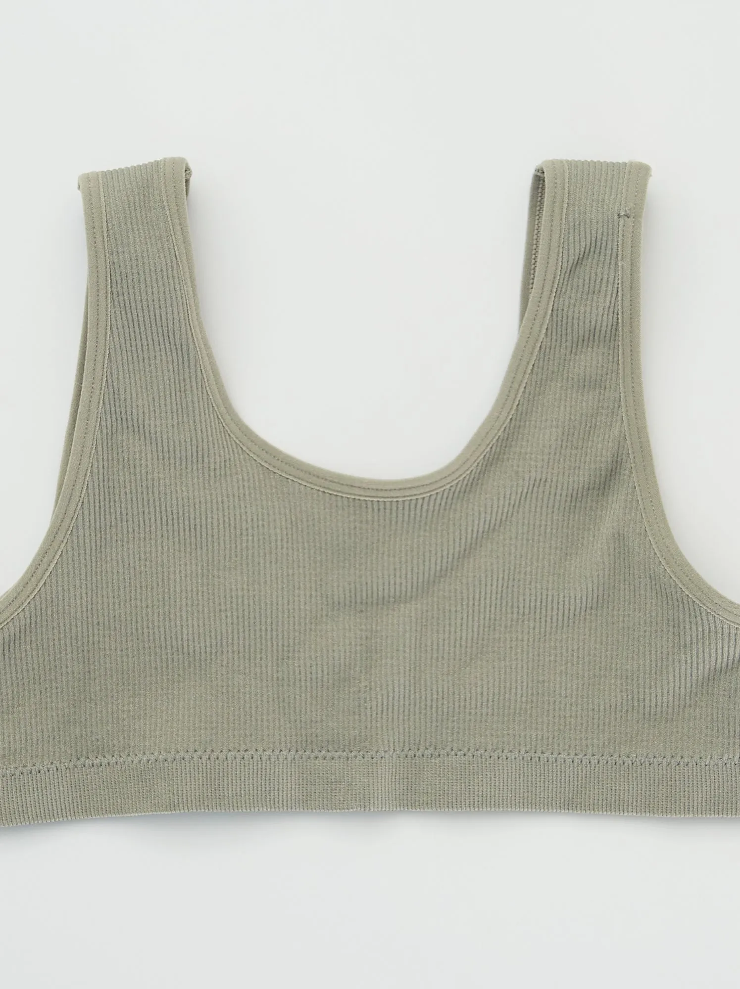 Reggiseno brassière in maglia 'Petit Beguin' - KAKI