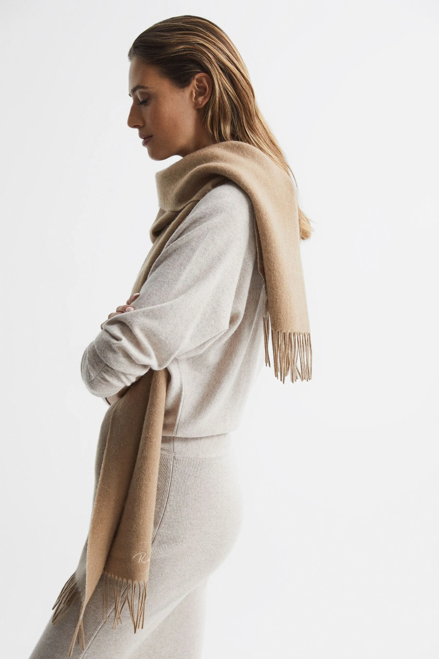 Reiss - Picton - Sciarpa in lana cachemire    