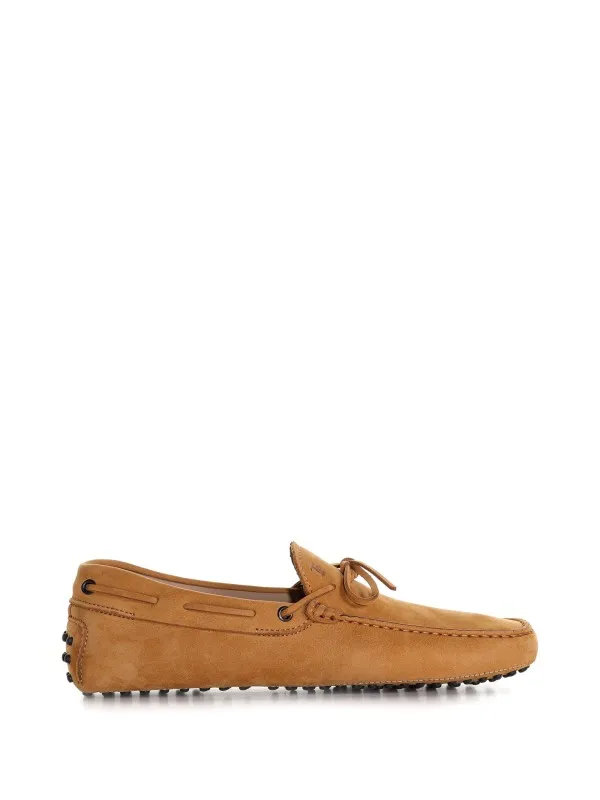 Rubber loafer in suede