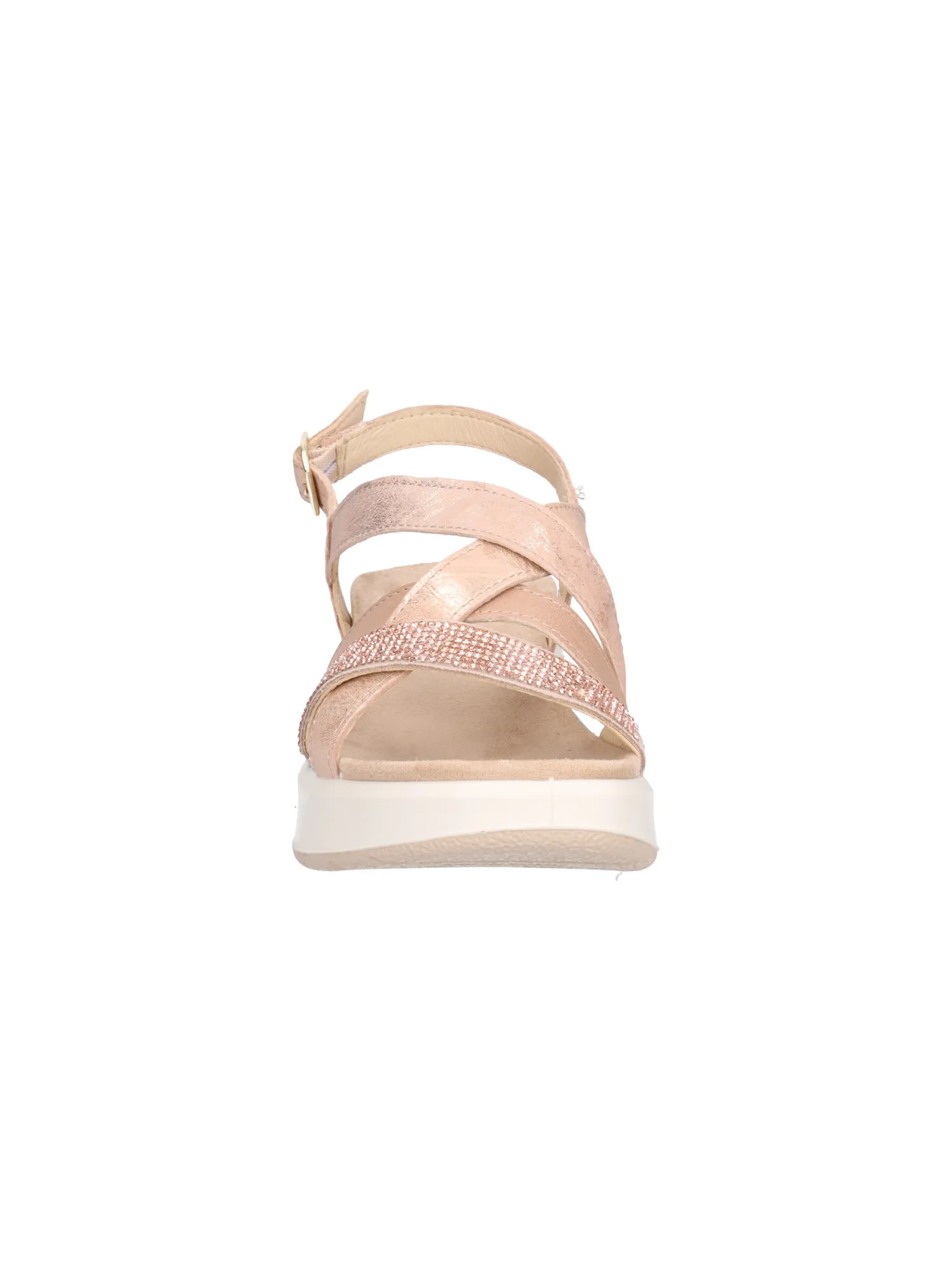 Sandalo con zeppa Enval Soft da donna cipria