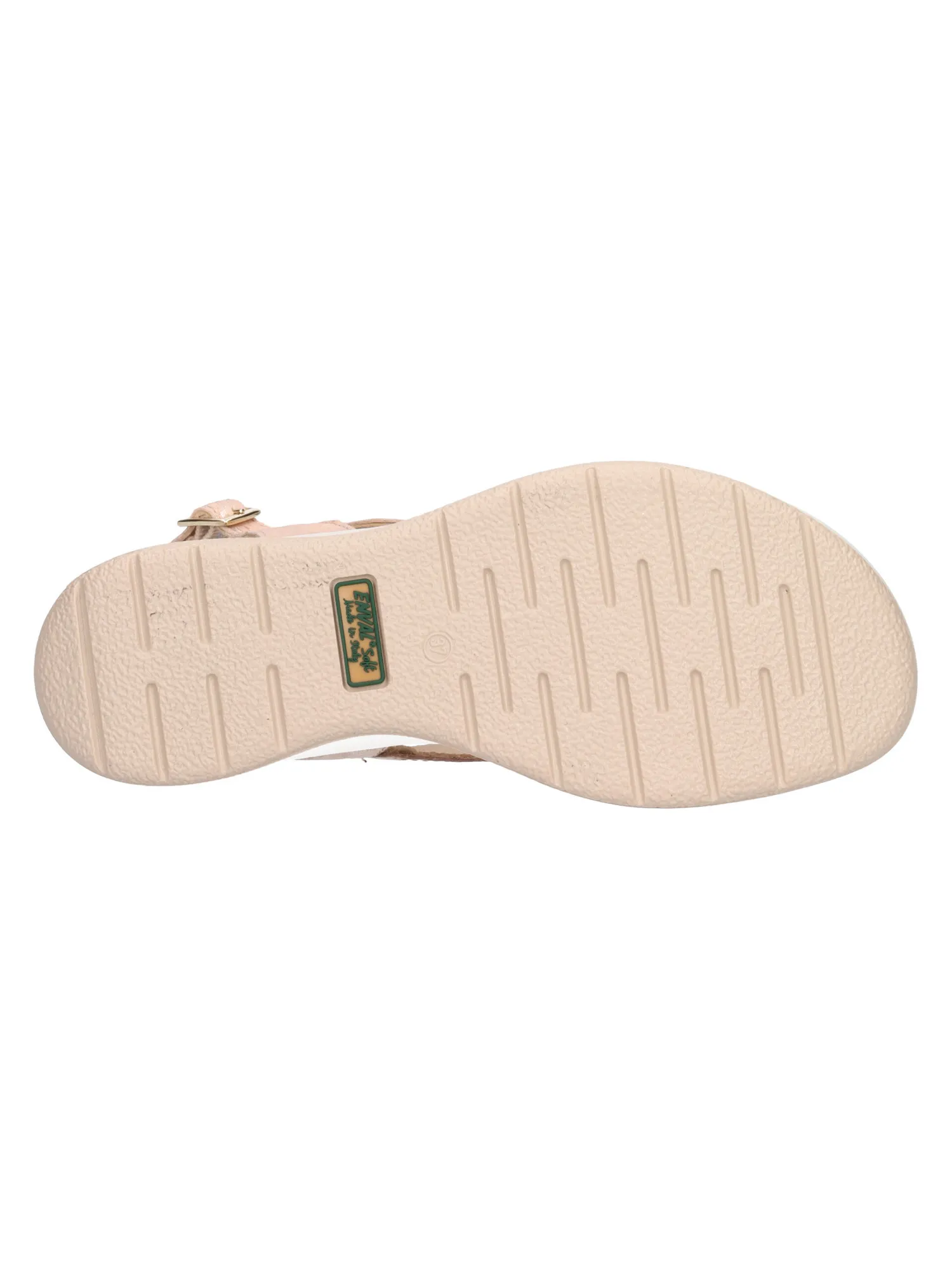 Sandalo con zeppa Enval Soft da donna cipria