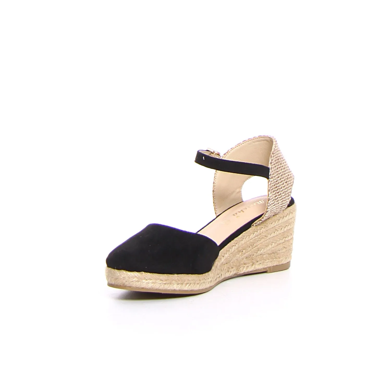 Sandalo espadrilla con zeppa