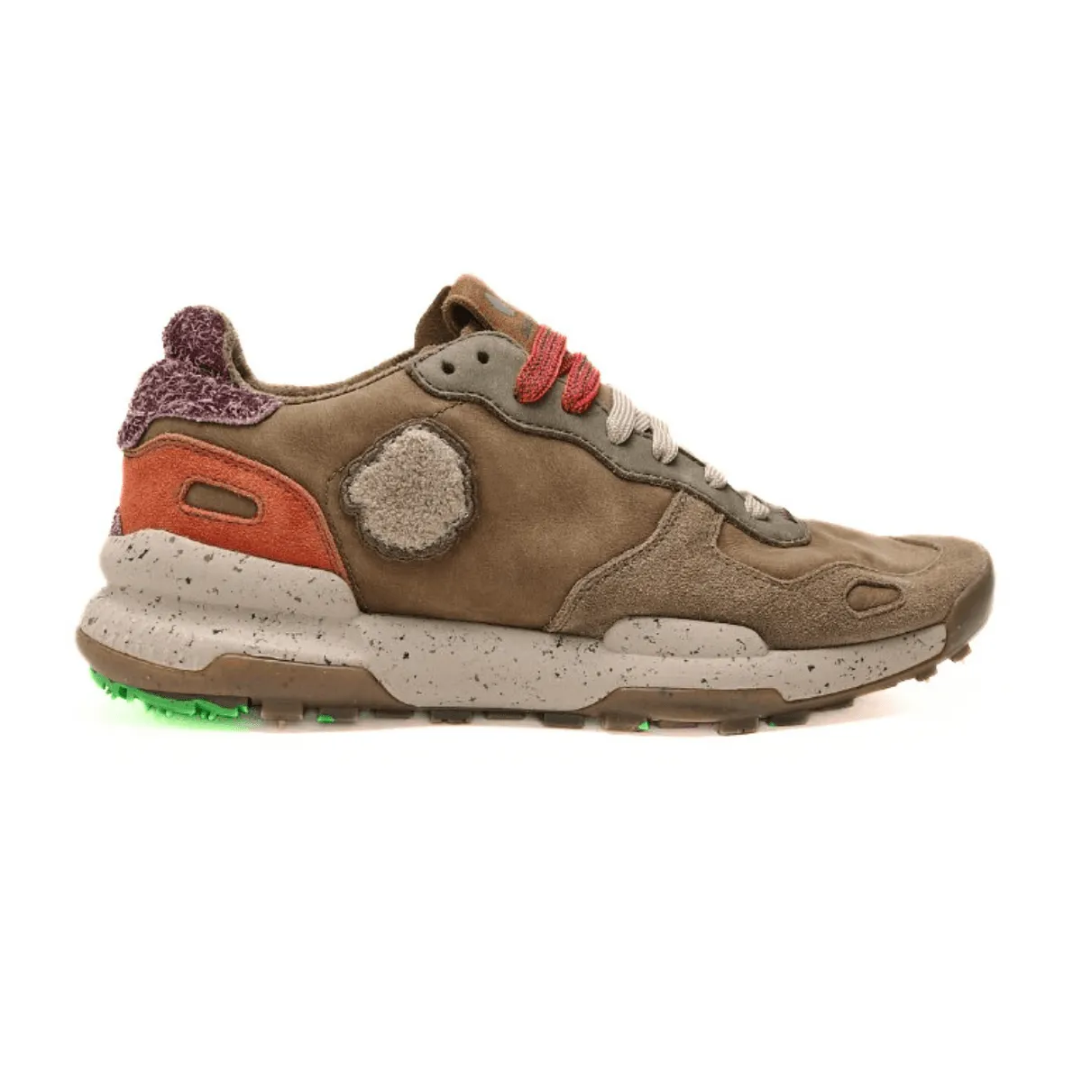 SATORISAN SNEAKER CHACRONA MARRONE RIP BORDEAUX  