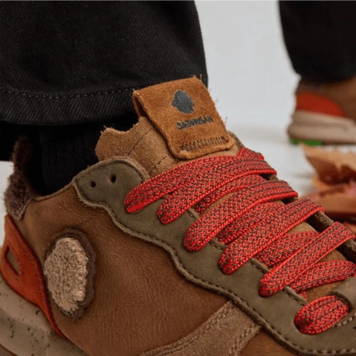 SATORISAN SNEAKER CHACRONA MARRONE RIP BORDEAUX  