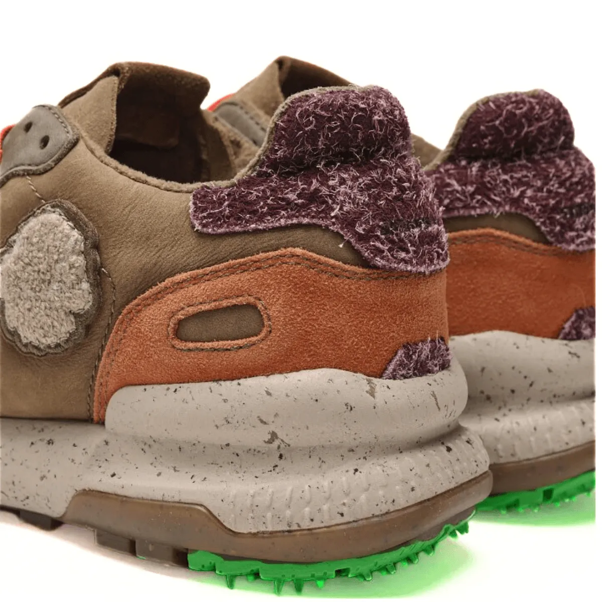 SATORISAN SNEAKER CHACRONA MARRONE RIP BORDEAUX  