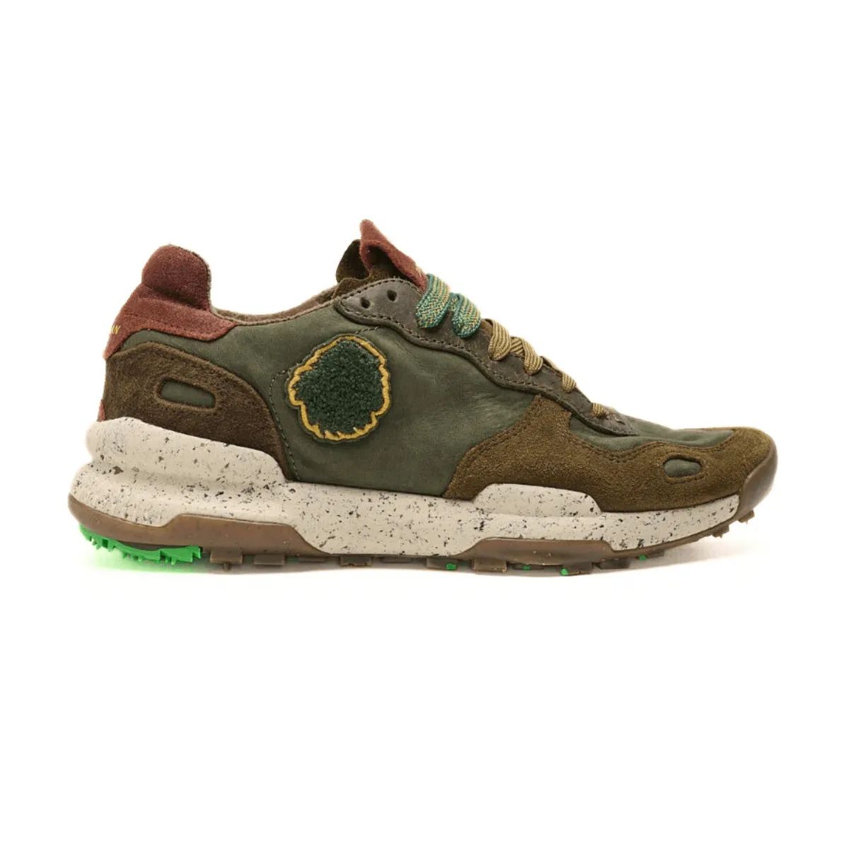 SATORISAN SNEAKER CHACRONA VERDE SCURO  