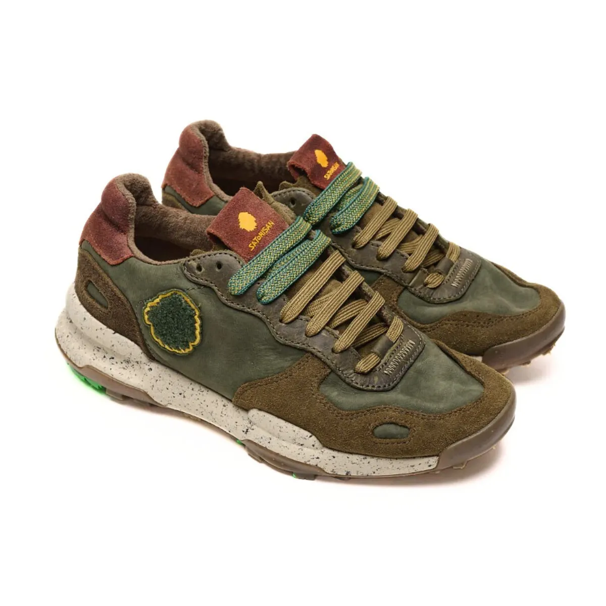 SATORISAN SNEAKER CHACRONA VERDE SCURO  