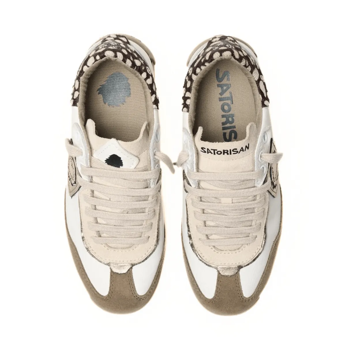 SATORISAN SNEAKER ENSO RIP MACULATO BIANCO  