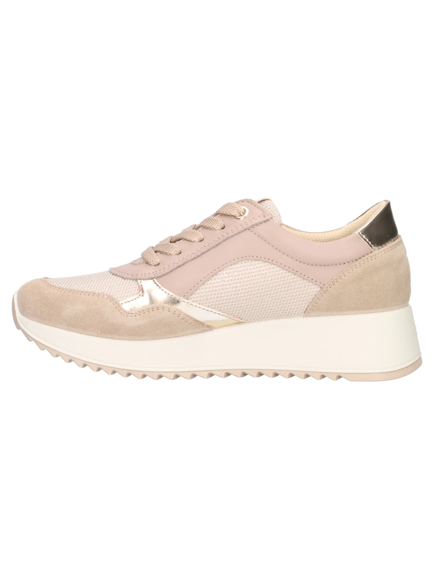 Scarpa casual con zeppa bassa Enval Soft da donna beige