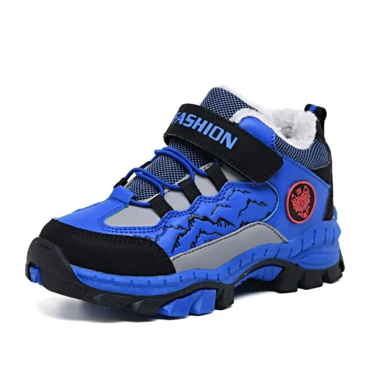 Scarpe da ginnastica per bambini Punta rotonda Outdoor Flessibile Escursionismo Camminata Consigliata Impermeabile Comoda Alla m