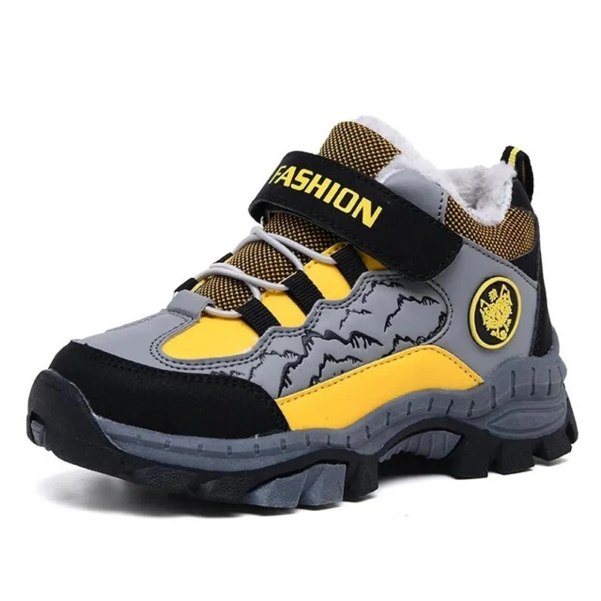 Scarpe da ginnastica per bambini Punta rotonda Outdoor Flessibile Escursionismo Camminata Consigliata Impermeabile Comoda Alla m