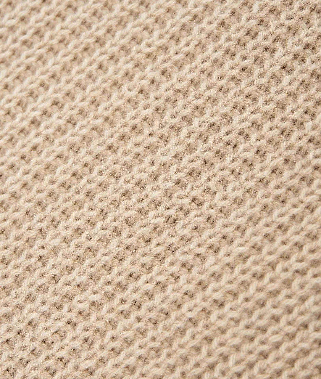 Sciarpa a maglia beige beige