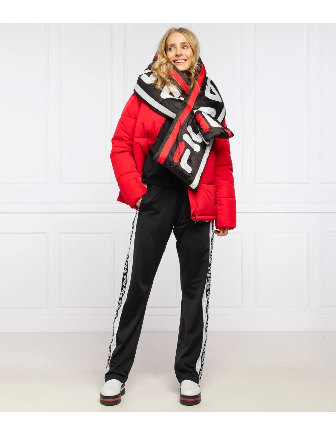 SCIARPA AOP PADDED SCARF FILA