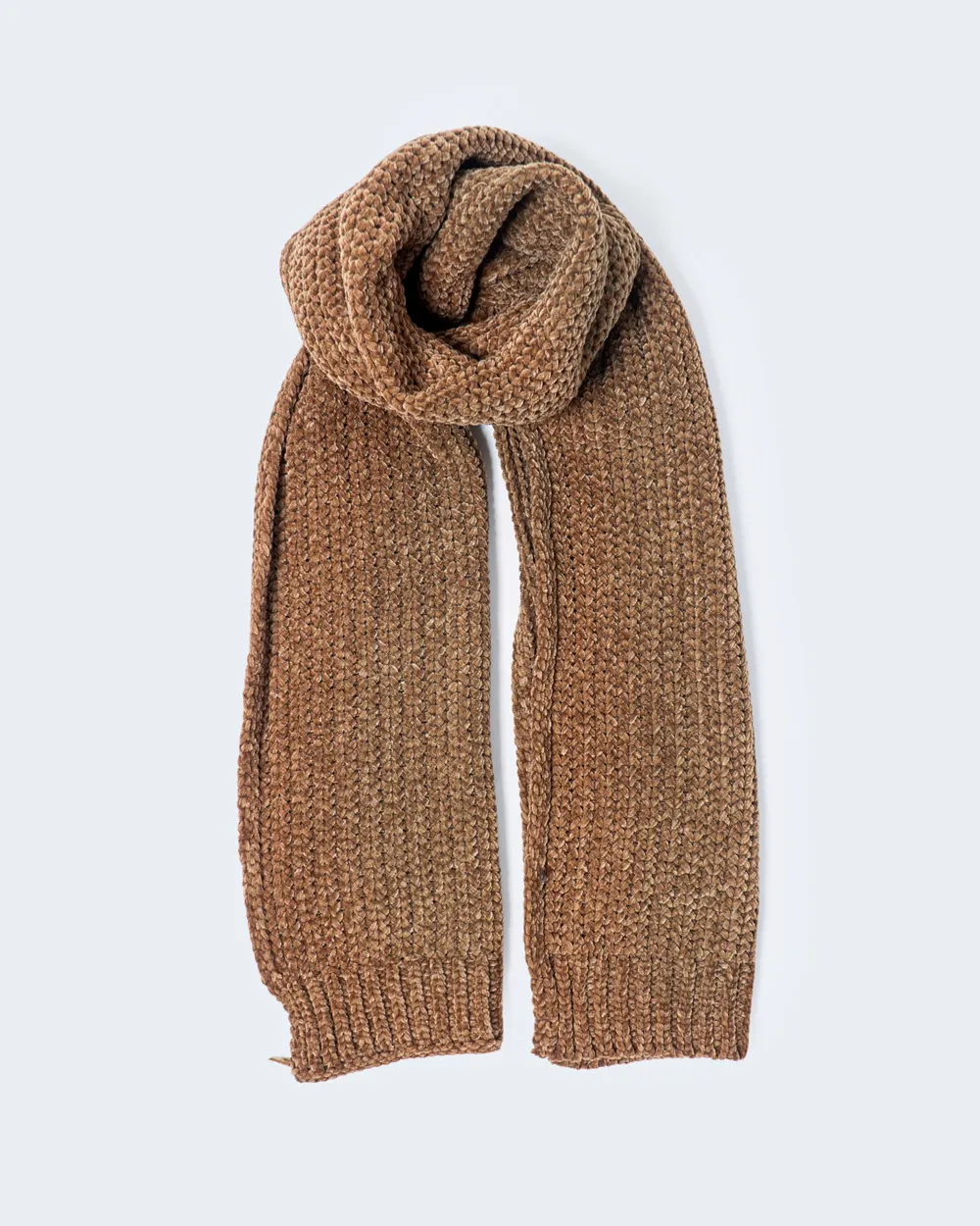 Sciarpa Idra ciniglia Beige scuro