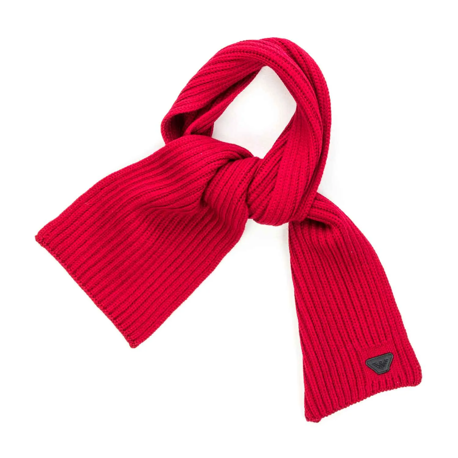 Sciarpa Rossa Logo Bambino