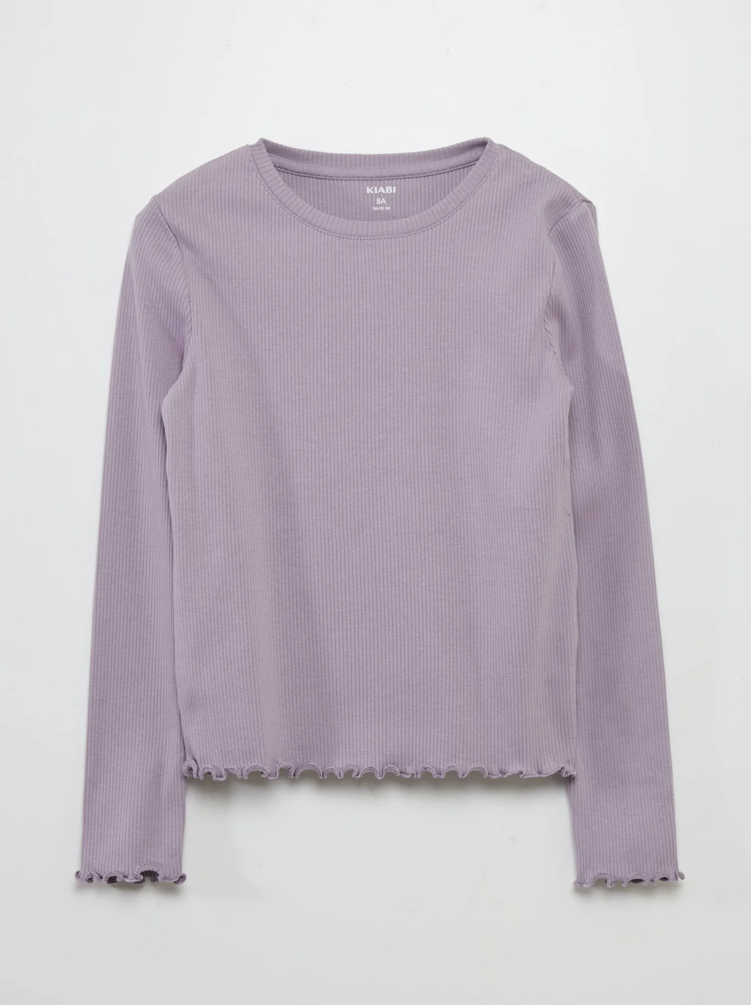 Set di 2 t-shirt in maglia a coste - GRIGIO