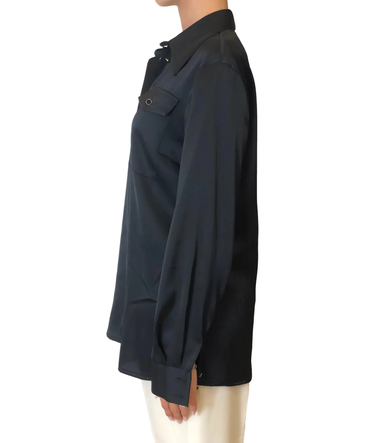 SILENCE LIMITED Silence Limited Camicia Nera Donna