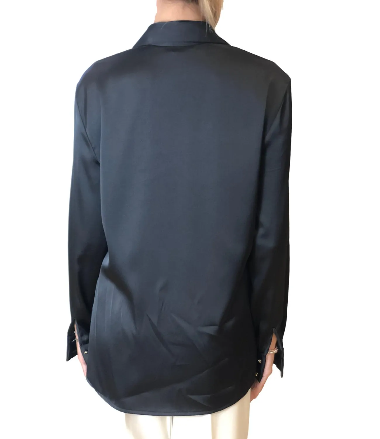 SILENCE LIMITED Silence Limited Camicia Nera Donna