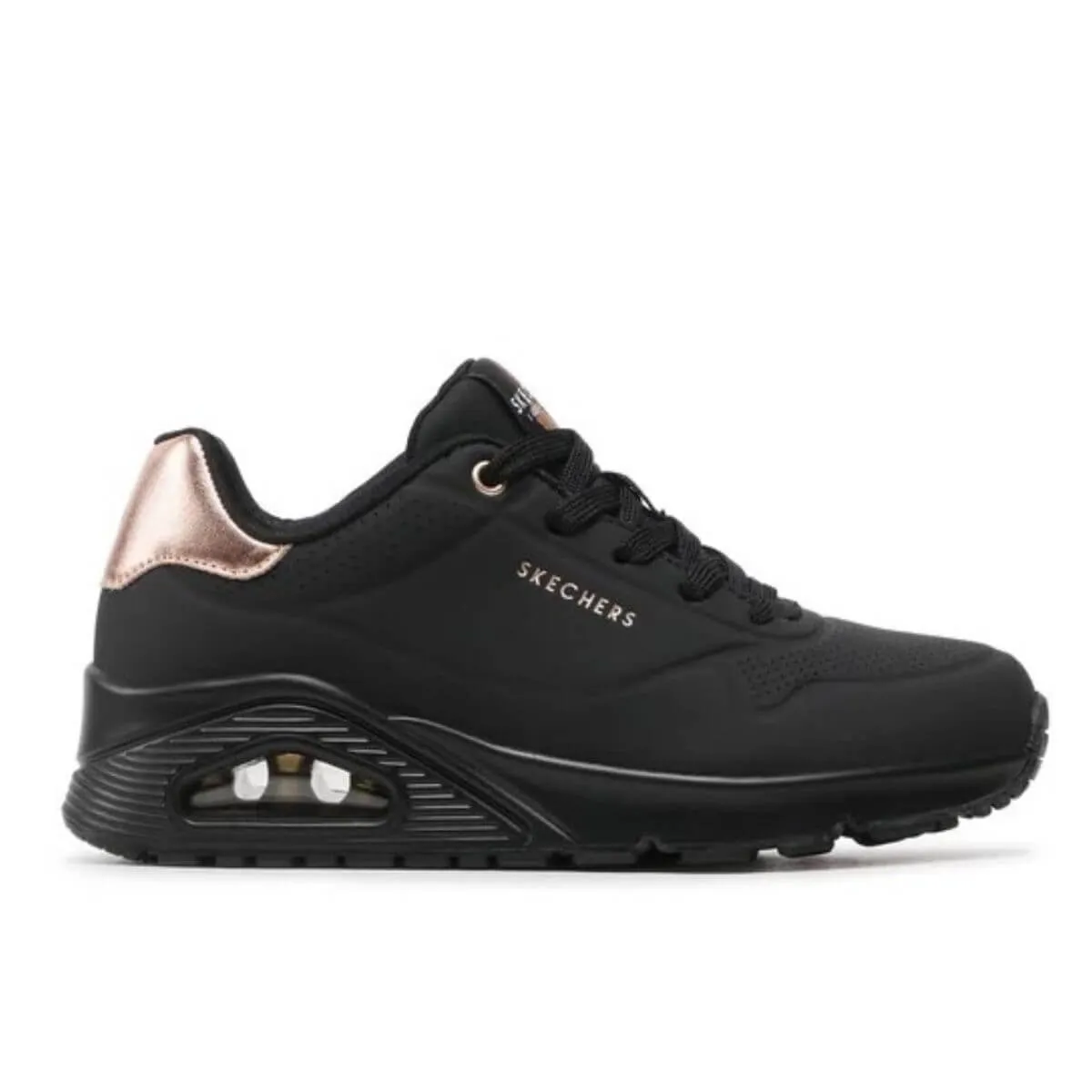 SKECHERS SNEAKER 177094-BBK NERO  