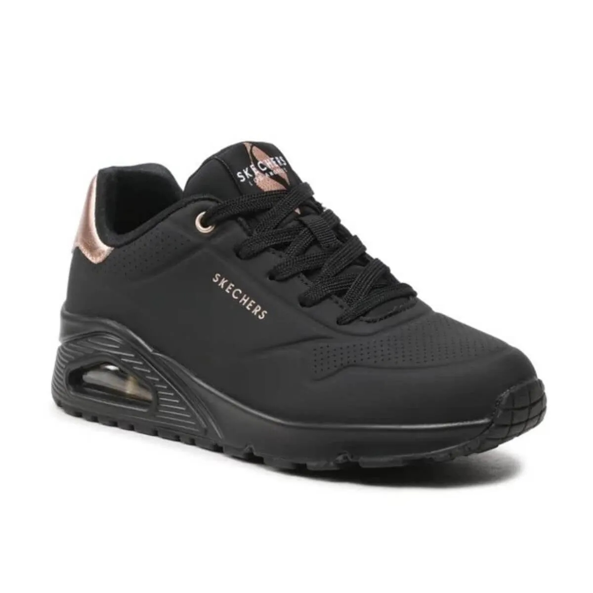 SKECHERS SNEAKER 177094-BBK NERO  