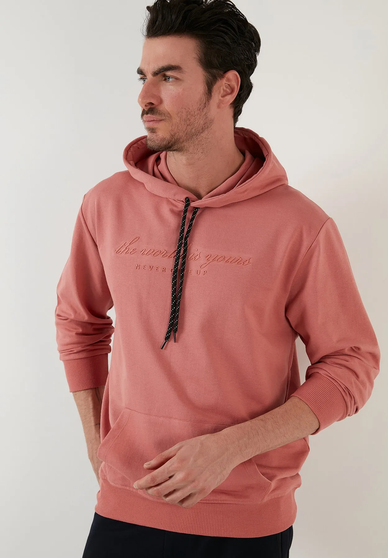 SLIM FIT - Felpa con cappuccio