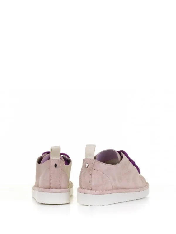 Sneaker in suede rosa