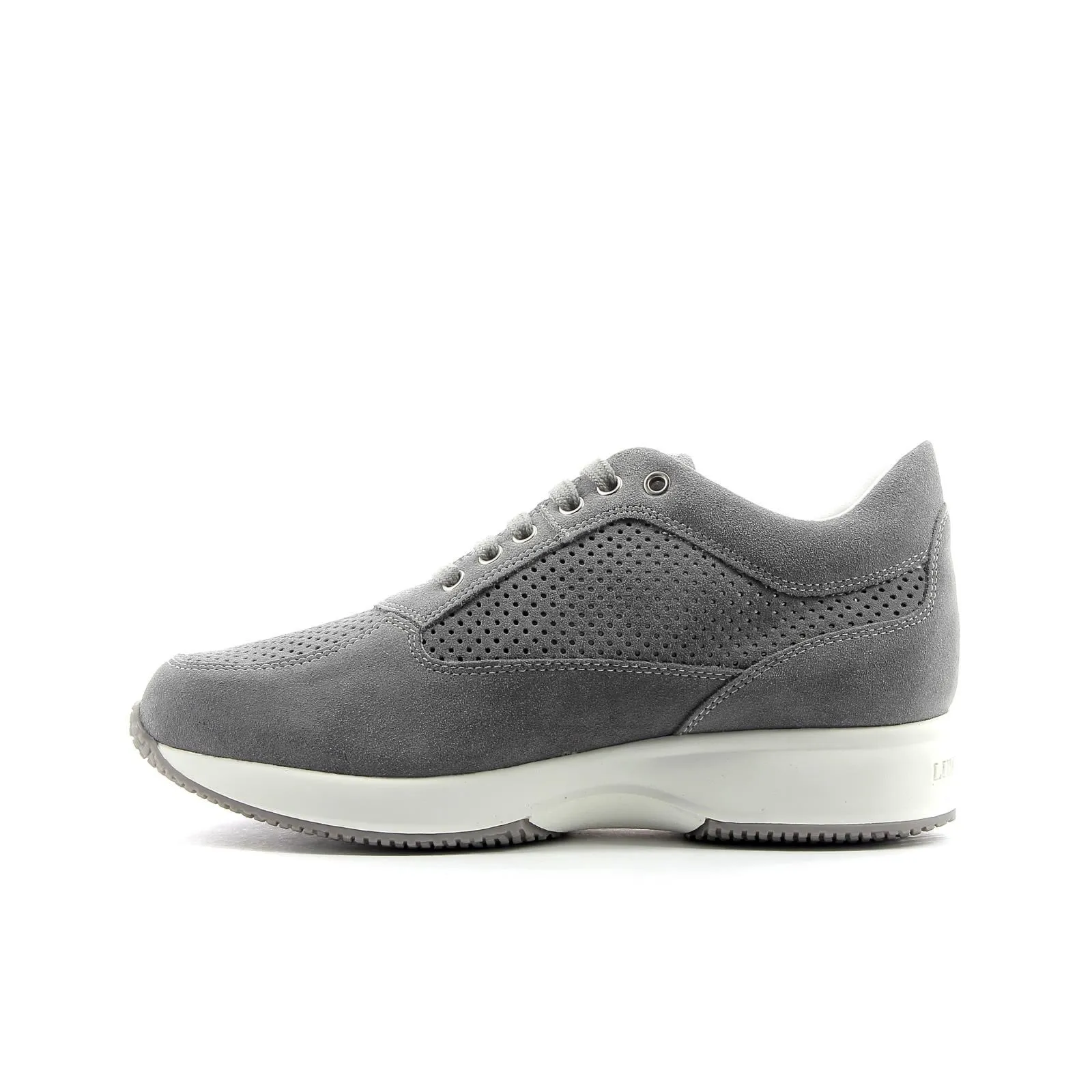 Sneakers grigie in suede