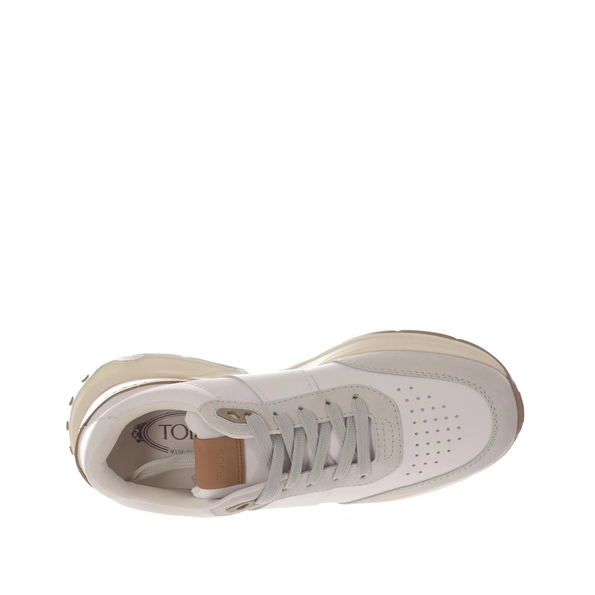 Sneakers in pelle e suede