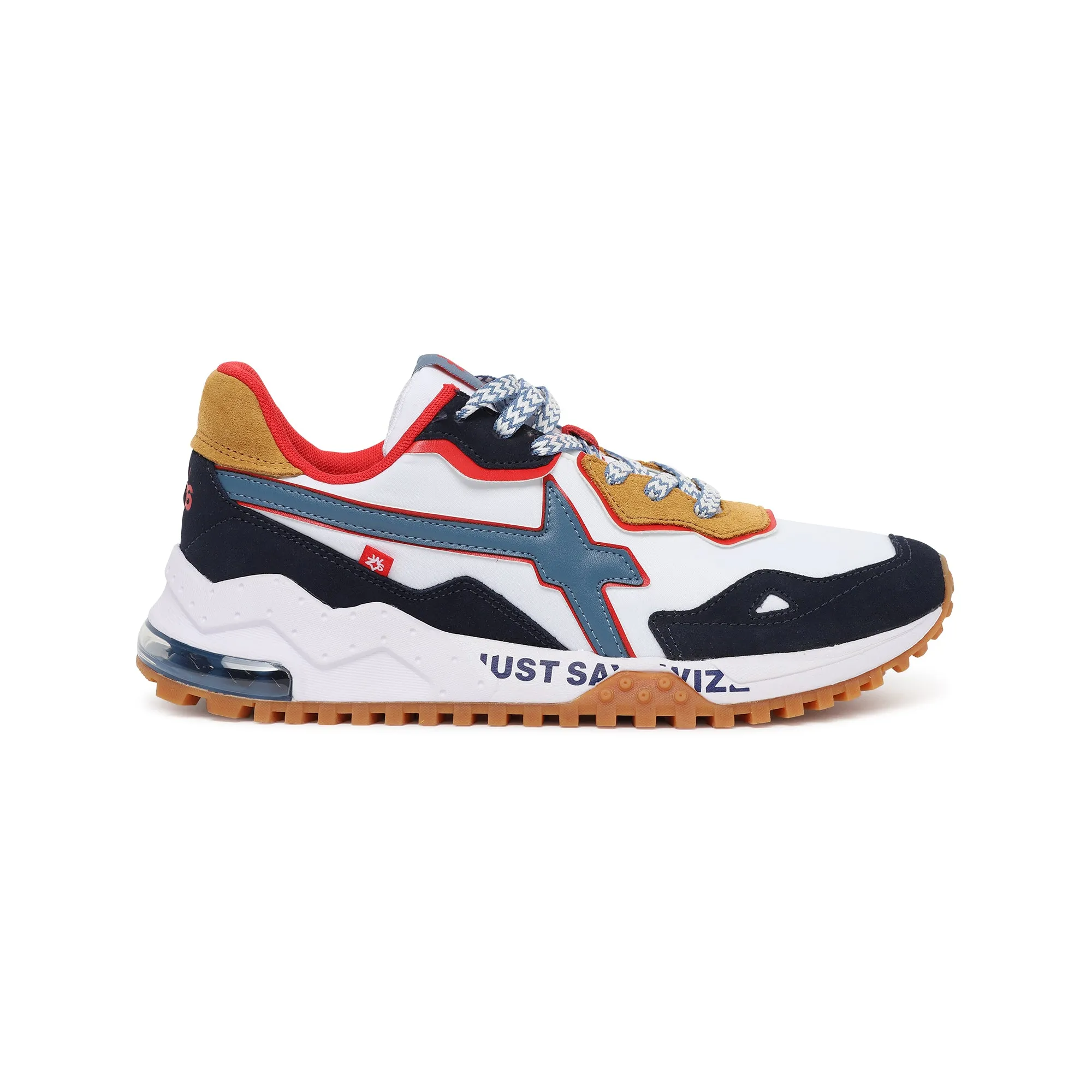 sneakers W6YZ BREEZE-M SUEDEBREEZE-MNAVY-WHITE-AZURE