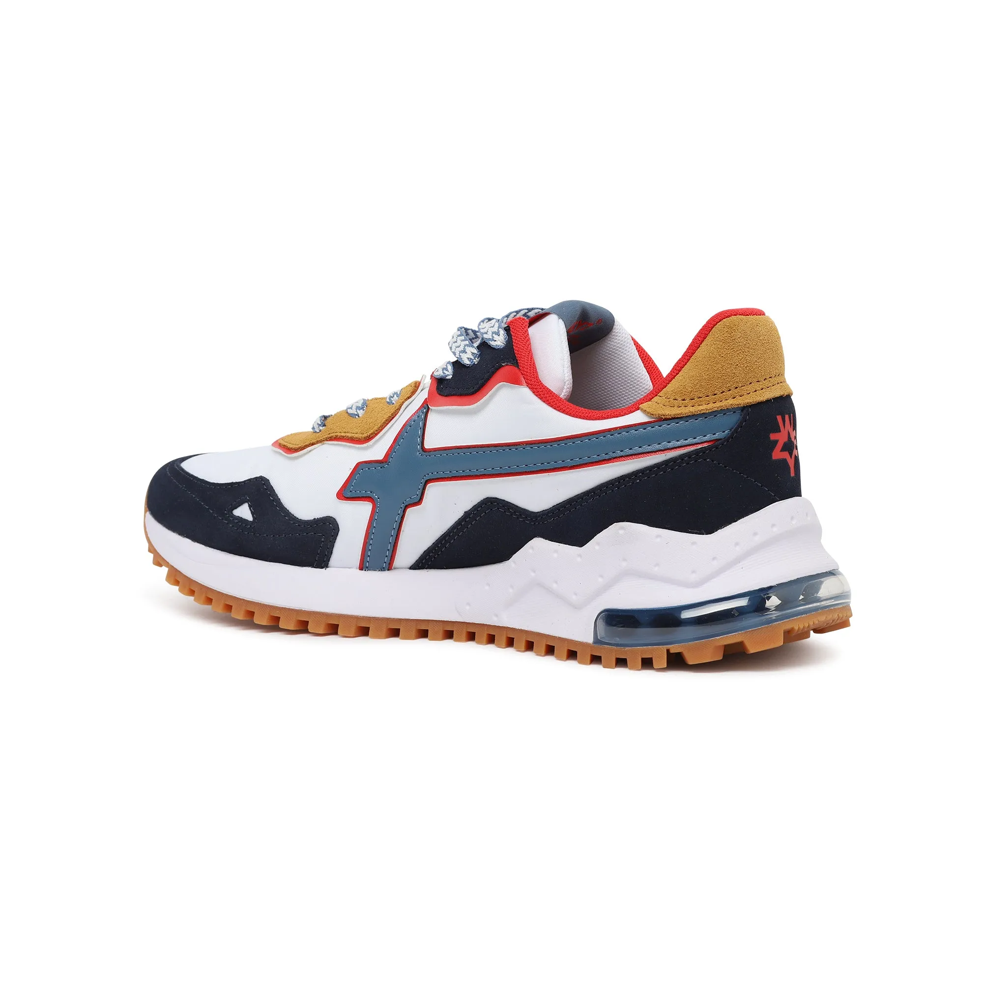 sneakers W6YZ BREEZE-M SUEDEBREEZE-MNAVY-WHITE-AZURE