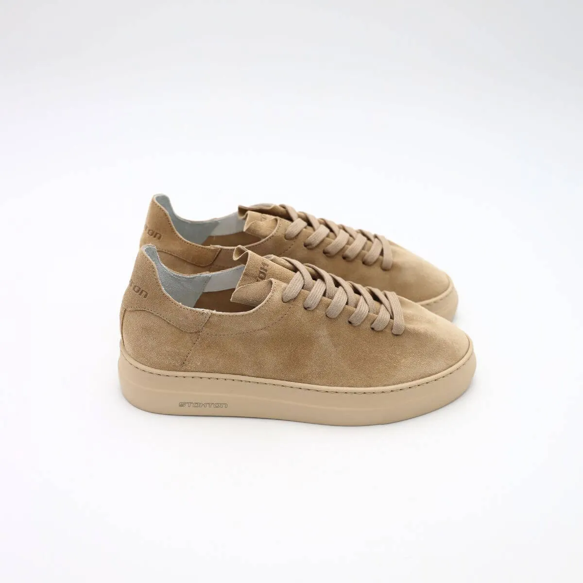 STOKTON SNEAKER 752 SFODERATA CAMOSCIO SABBIA  