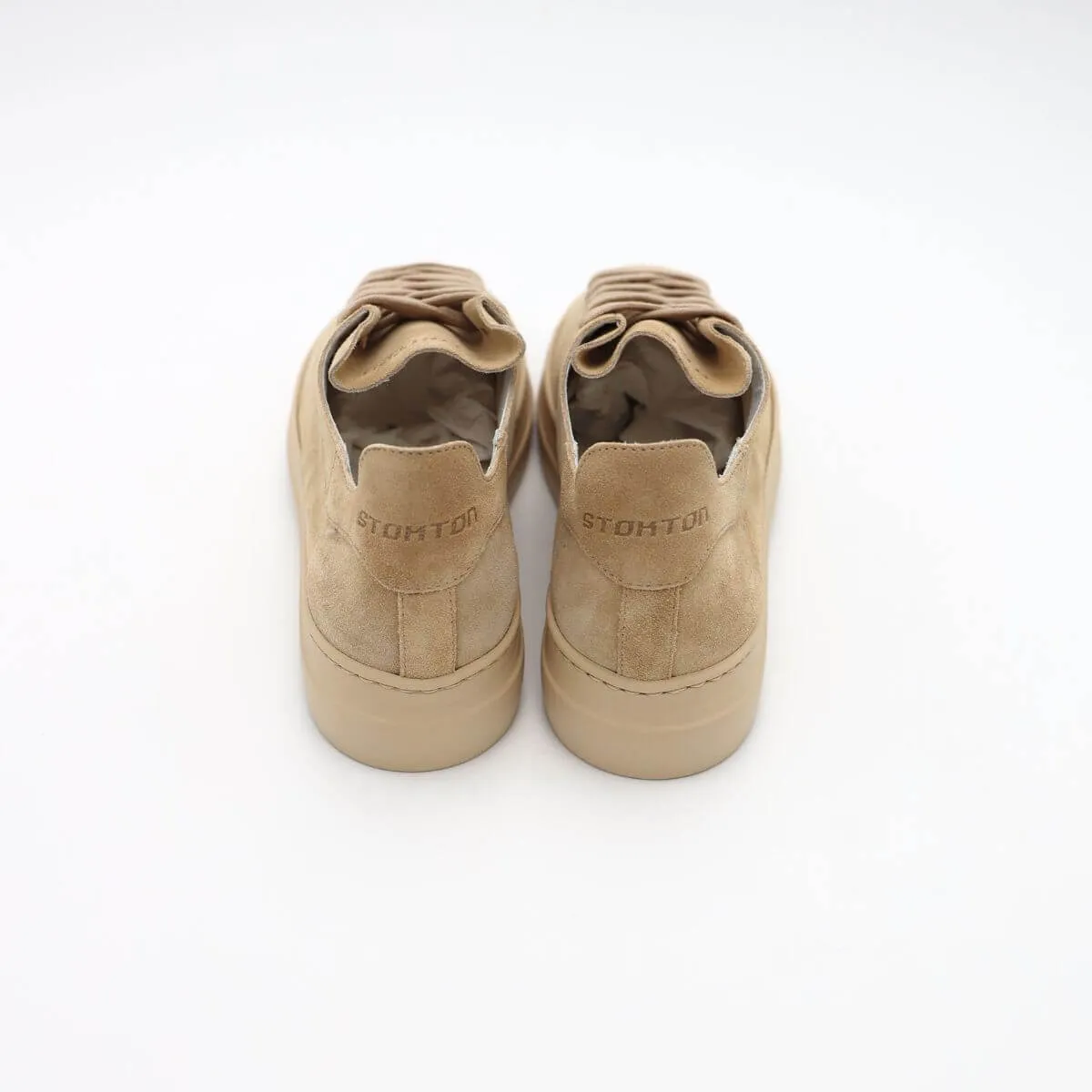 STOKTON SNEAKER 752 SFODERATA CAMOSCIO SABBIA  