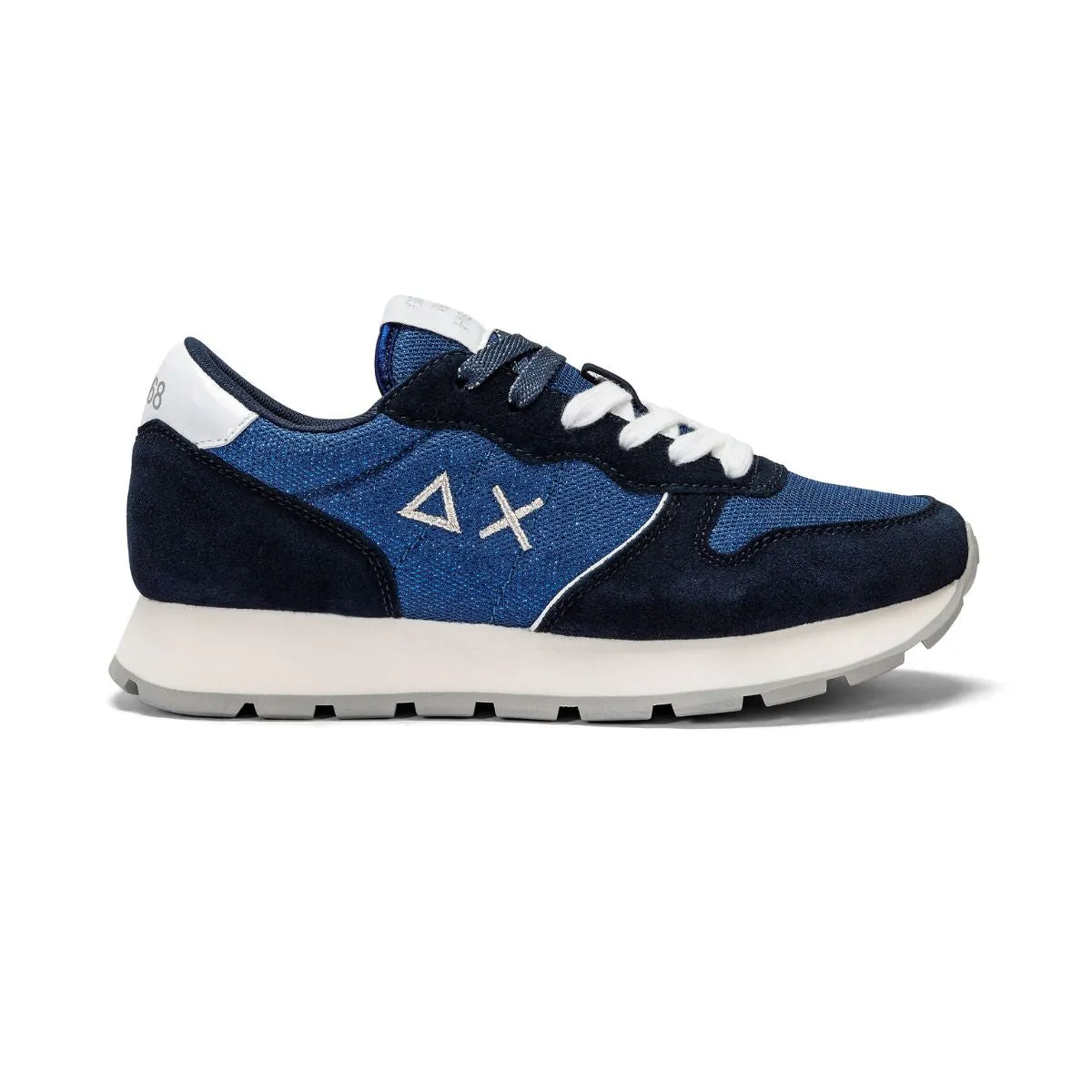SUN68 SNEAKER Z34203-07 LUREX BLU  